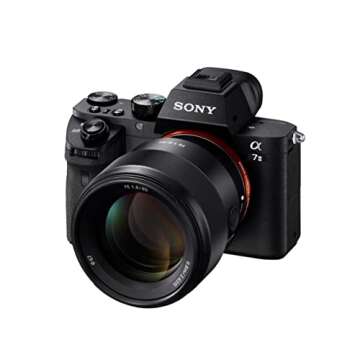 Sony SEL-85F18 Portrait Lens Fixed Focal 85mm F1.8 Full Frame Suitable for A7, ZV-E10, A6000 and Nex Series, E-Mount Black