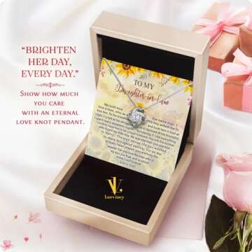Larvincy Daughter In Law Necklace - Heartfelt Jewelry Gift