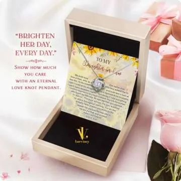 Larvincy Daughter In Law Necklace - Heartfelt Jewelry Gift