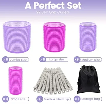 33 Piece Hair Rollers Set for All Hair Types - ELASO
