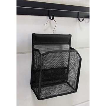 Phying Hanging Mesh Bath Baskets Organizer Storage Shower Caddy College with Hooks for College Dorm Rooms, Gym, Swimming and Travel (1)