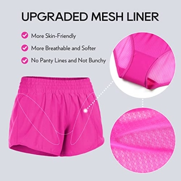 CRZ YOGA High Waisted Running Shorts for Women