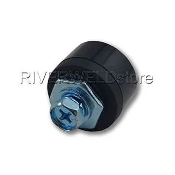 RIVERWELD TIG Welding Cable Panel Connector Plug & Socket Set DKJ10-25 & DKZ10-25 200Amp With Red & Black Color Dinse-Style Quick Fitting 4pcs