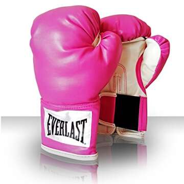 Everlast Women's Advanced Training Boxing Gloves - 12 oz, Stylish Pink Boxing Gear