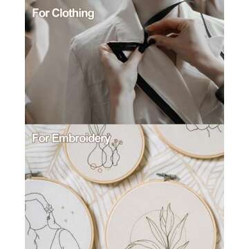 HOTGODEN 100% Cotton Muslin Fabric for Sewing & Crafts