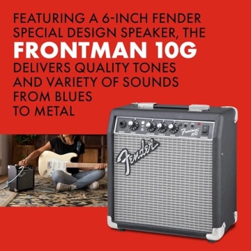 Fender Frontman 10G Guitar Amp - 10W, Portable & Reliable