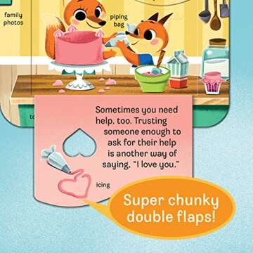 Peek-a-Flap Love (Children's Lift-a-Flap Board Book Gift for Little Valentines, Mother's & Father's Day, Birthdays, and More; Ages 1-5)