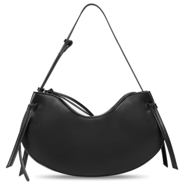 YFGBCX Suede Bag Crescent Purse for Women - Trendy Hobo Handbag