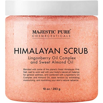 Himalayan Pink Salt Scrub with Lingonberry for All Skin Types