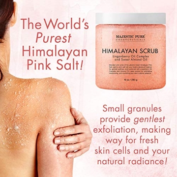 Himalayan Pink Salt Scrub with Lingonberry for All Skin Types