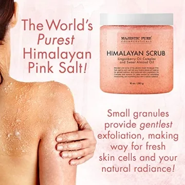 Himalayan Pink Salt Scrub with Lingonberry for All Skin Types