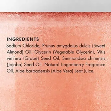 Himalayan Pink Salt Scrub with Lingonberry for All Skin Types