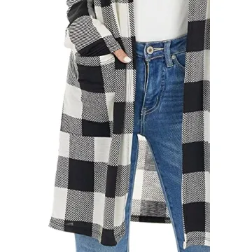 Lacozy Buffalo Plaid Cardigan for Women
