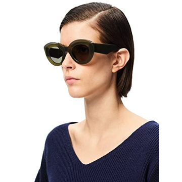 Chic AIEYEZO Cat Eye Sunglasses for Women - UV Protection
