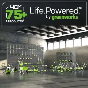 Greenworks 40V Cordless String Trimmer + Leaf Blower Combo Kit, 2.0Ah Battery and Charger Included