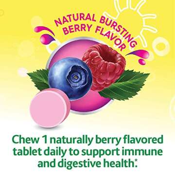 Culturelle Kids Daily Probiotic Chewables for Immune Health