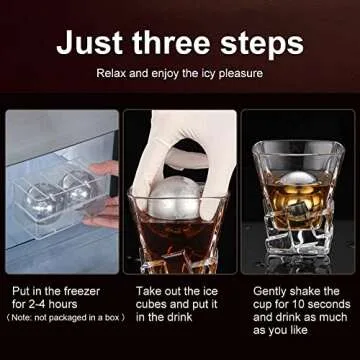 Reusable Stainless Steel Whiskey Stones - 2 Pcs Set