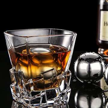 Reusable Stainless Steel Whiskey Stones - 2 Pcs Set