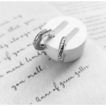 Elegant HUARJO Gold Plated Chunky Hoops Earrings for Women