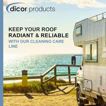 Dicor RP-RC320S Deep Cleaning Rubber RV Roof Cleanser Spray - White - 32 oz