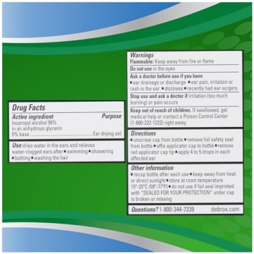 Fast Relief with Debrox Swimmer's Ear Drops for All Ages