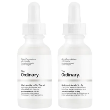 The Ordinary Hyaluronic Acid & Niacinamide Duo 30ml Bundle