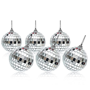 Cosmos 6 Pcs Ornaments Adorable Disco Balls for Party Decor