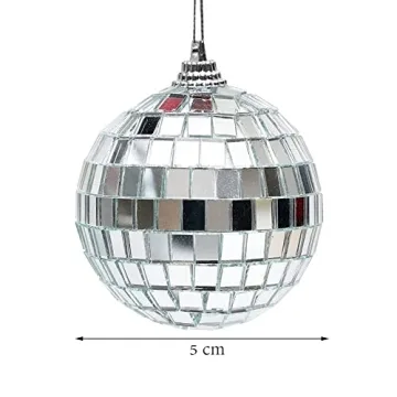 Cosmos 6 Pcs Ornaments Adorable Disco Balls for Party Decor