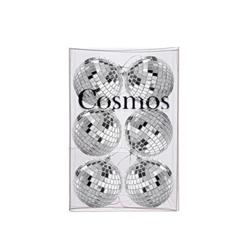 Cosmos 6 Pcs Ornaments Adorable Disco Balls for Party Decor