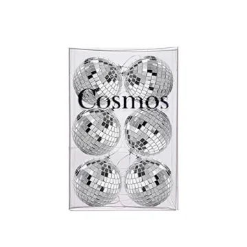 Cosmos 6 Pcs Ornaments Adorable Disco Balls for Party Decor
