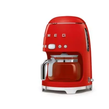 Smeg 50's Retro Coffee Maker with 10-Cup Carafe and Auto Start