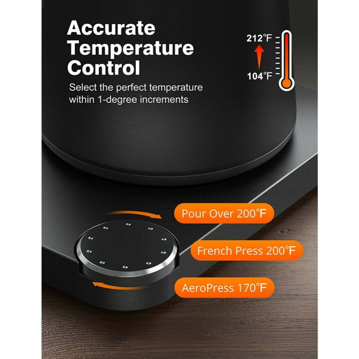 Gooseneck Electric Pour-Over Kettle for Coffee