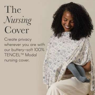 Solly Baby Nursing Cover, Ultra-Breathable, Lightweight Breastfeeding Cover-Up, Buttery-Soft Fabric,...