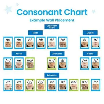 hand2mind Sound Wall Classroom Phonics Kit, Letter Sounds for Kindergarten, Speech Therapy Materials, Phonemic Awareness, ESL Teaching Materials, Science of Reading Manipulatives (169 Cards)