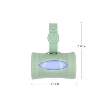 Ubbi On-the-Go Diaper Bag Dispenser for Travel, Retractable Must Have for Newborns, Helpful Baby Accessory, Sage Green