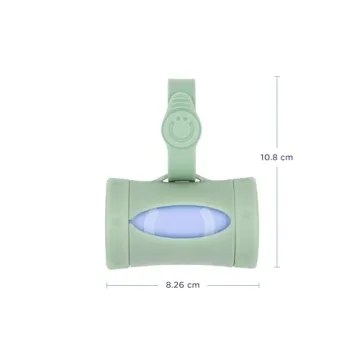 Ubbi On-the-Go Diaper Bag Dispenser for Travel, Retractable Must Have for Newborns, Helpful Baby Accessory, Sage Green