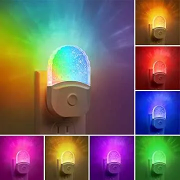 Color Changing Night Light for Kids, 2 Pack