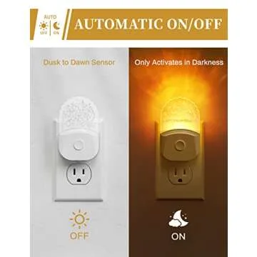 Color Changing Night Light for Kids, 2 Pack