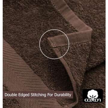 COTTON CRAFT Simplicity Washcloth Set - 28 Pack Assorted Multicolor Facecloth - 100% Cotton Washcloth - Quick Dry Lightweight Absorbent Soft Everyday Luxury - Hotel Spa Gym Travel Dorm - 12 x 12