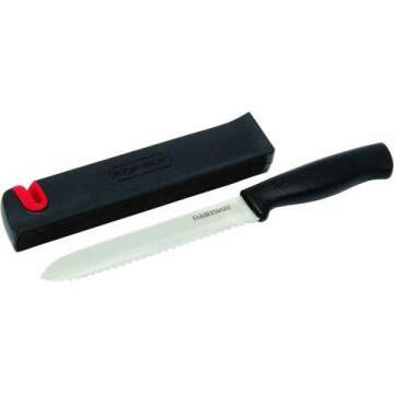 Farberware 5.5-Inch Serrated Utility Knife - Black