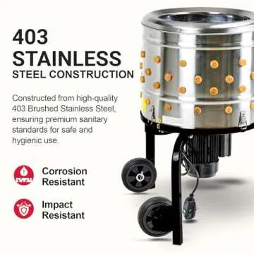 Kitchener Electric Chicken Plucker Efficient Poultry Processor