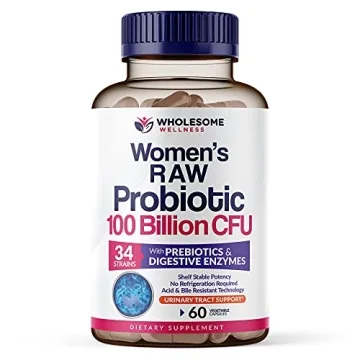 Dr. Formulated Raw Probiotics for Women 100 Billion CFUs with Prebiotics, Digestive Enzymes
