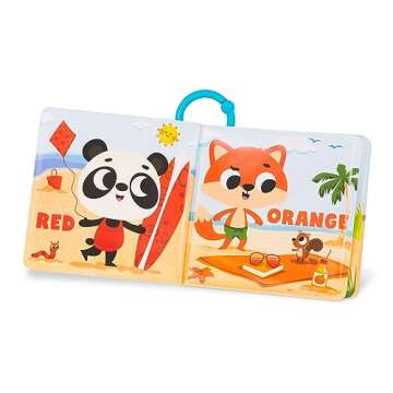 B. toys Animal Bath Toys – Light-up Whale & Squirt Frog