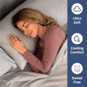 King Size Soft Cooling Sheet Set - Luxury Bedding at Affordable Price