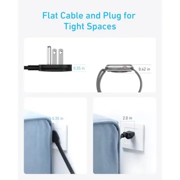 Anker 12-in-1 Flat Plug Power Strip with USB Charging