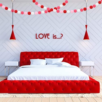 200 Felt Pompoms for Valentine's Day DIY Crafts