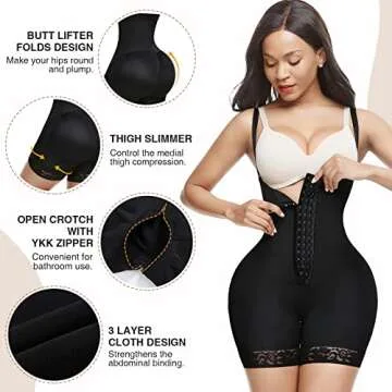 Lover Beauty Shapewear Tummy Control Body Shaper Butt Lifter