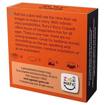 Rory's Story Cubes Classic (Box) - Creative Storytelling Dice Set in a Magnetic Box! Fun Family Game...