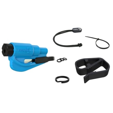 resqme Accessory Pack Emergency Keychain Tool for Car Safety - 2-in-1 Window Breaker, Cutter, Made i...