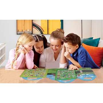 NIDEZON Reusable Sticker Books for Toddlers, 4 Sets Sticker Activity Books for Kids, Travel Sticker Toys for Todders Educational Toys Learning Books Birthday Gifts